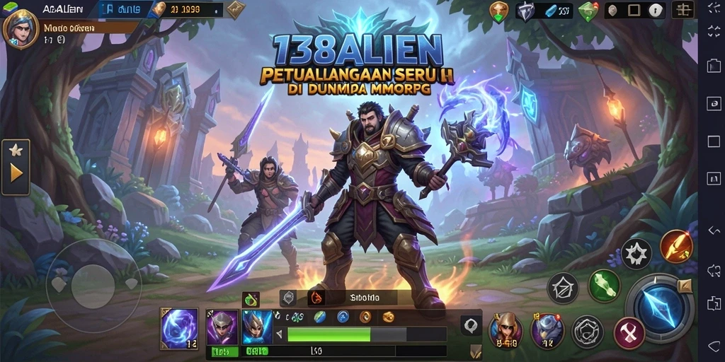 Tampilan menarik dan gameplay seru dari 138ALIEN di dunia MMORPG.