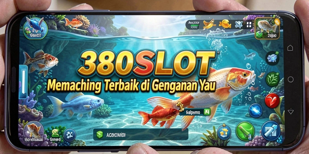 Tampilan gameplay <strong>380SLOT</strong> yang memukau dengan aksi memancing yang mendebarkan.