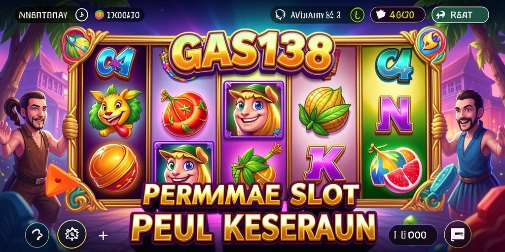 Tampilan menarik gameplay Slot GAS138 yang seru dan dinamis.