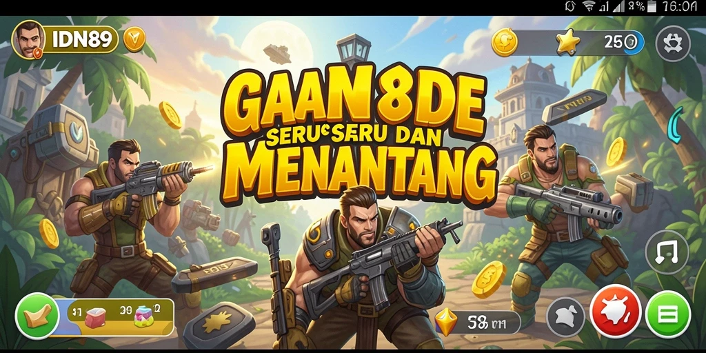 Screenshot IDN89 menunjukkan gameplay seru dan tantangan menarik di setiap level.