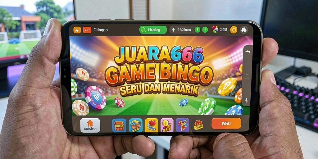 Tampilan gameplay JUARA666 dengan suasana Bingo yang seru.
