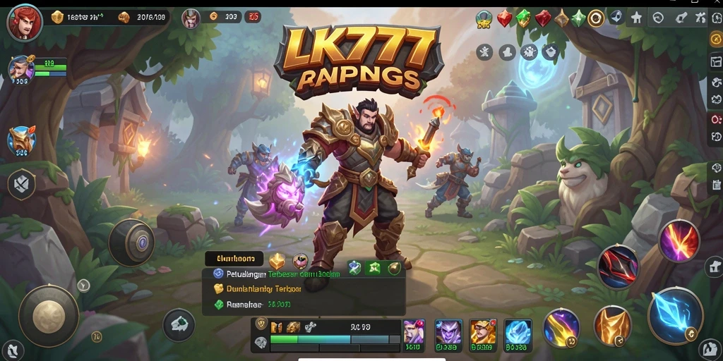 Screenshot LK777 menampilkan pertarungan seru dalam dunia ARPG yang menawan.