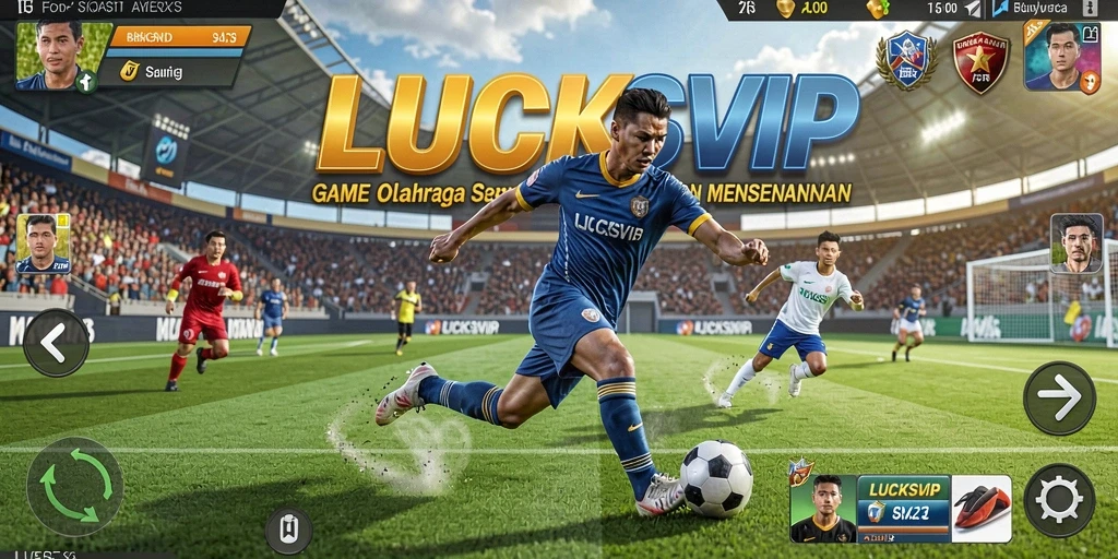 Tampilan menarik dari gameplay LUCKSVIP yang penuh aksi olahraga.