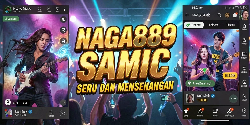 Screenshot gameplay NAGA889 yang menampilkan interaksi musik yang dinamis.