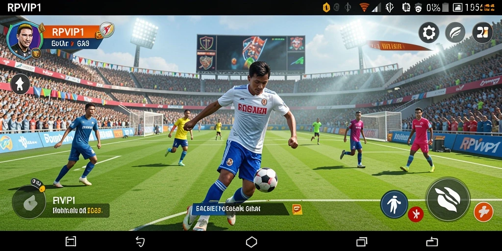 Screenshot menarik dari gameplay yang menegangkan di RPVIP1.